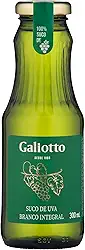 SUCO DE UVA BRANCO INTEGRAL GALIOTTO 1UN DE 300ML