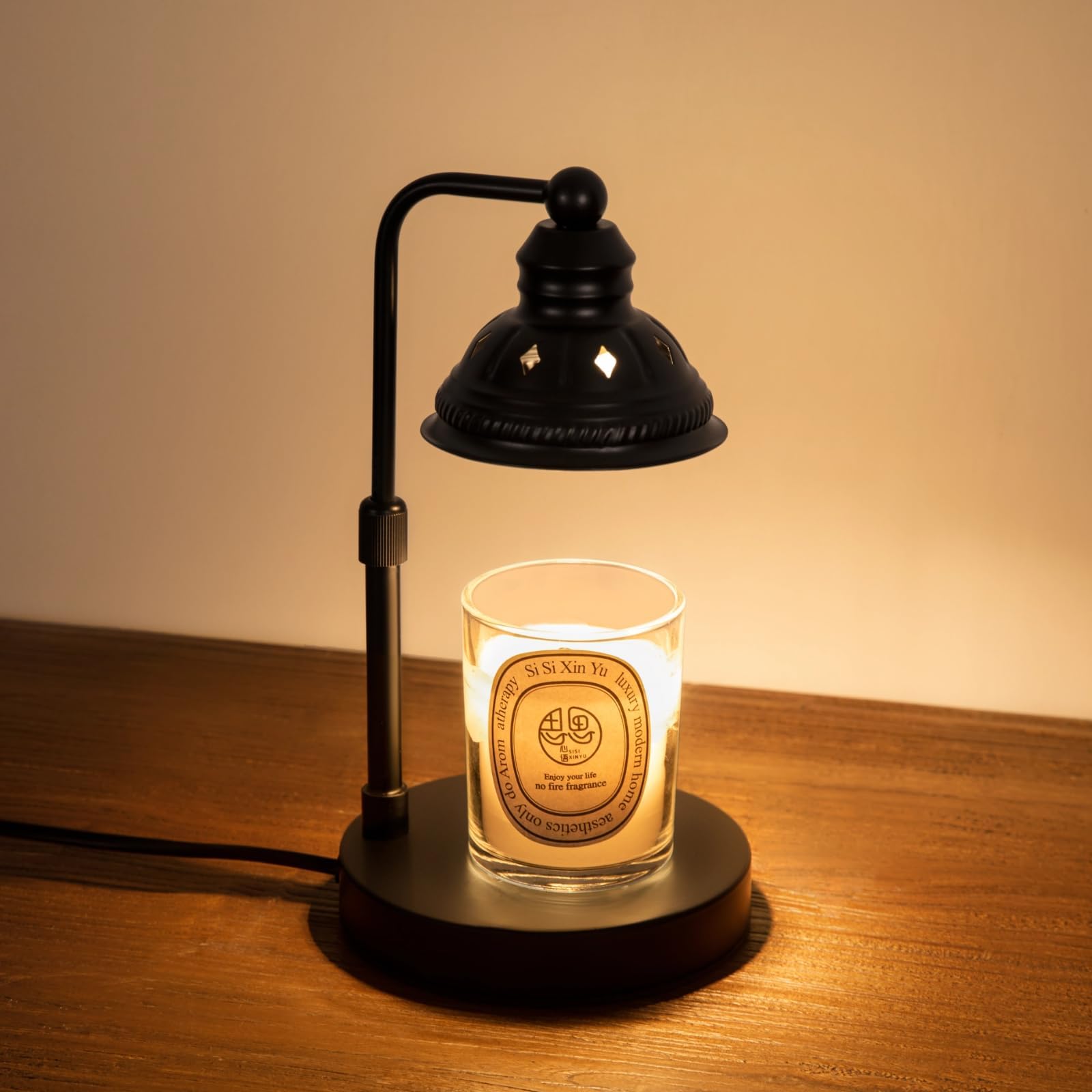 AIBISOD Candle Warmer Lamp with Timer and Dimmer Wax Melter