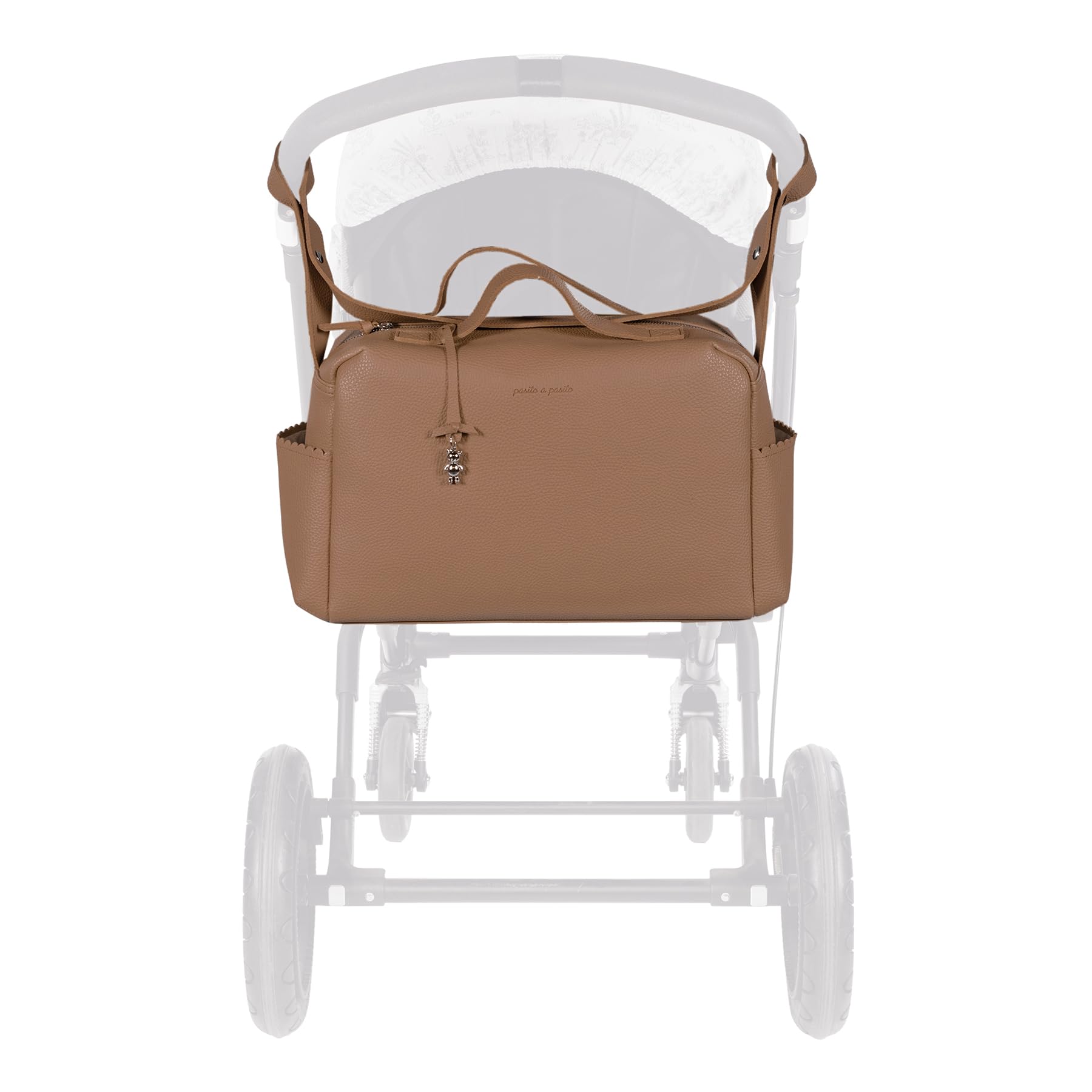 Borsa per pannolini Icon Rosa Beige Grigio Caramella