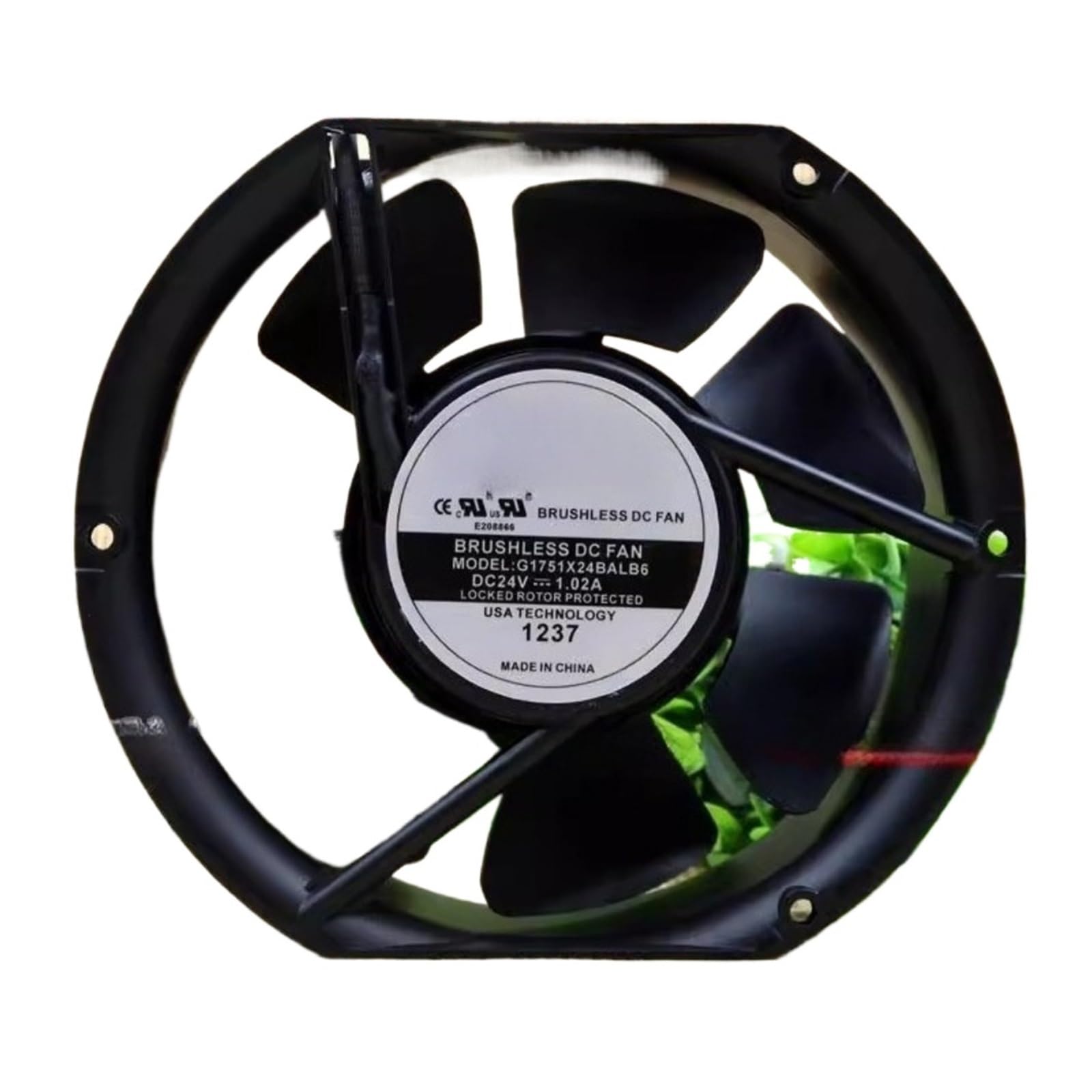 OKEWGHFL G1751X24BALB6 24V 17250 24V 17CM Inverter Cooling Fan(4 lines)