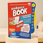 Storio Intelligence Book Sound Book for Children, English Letters & Words Learning Book, Fun Educational Toys. Activities with Numbers, Shapes Learning Book for Toddlers