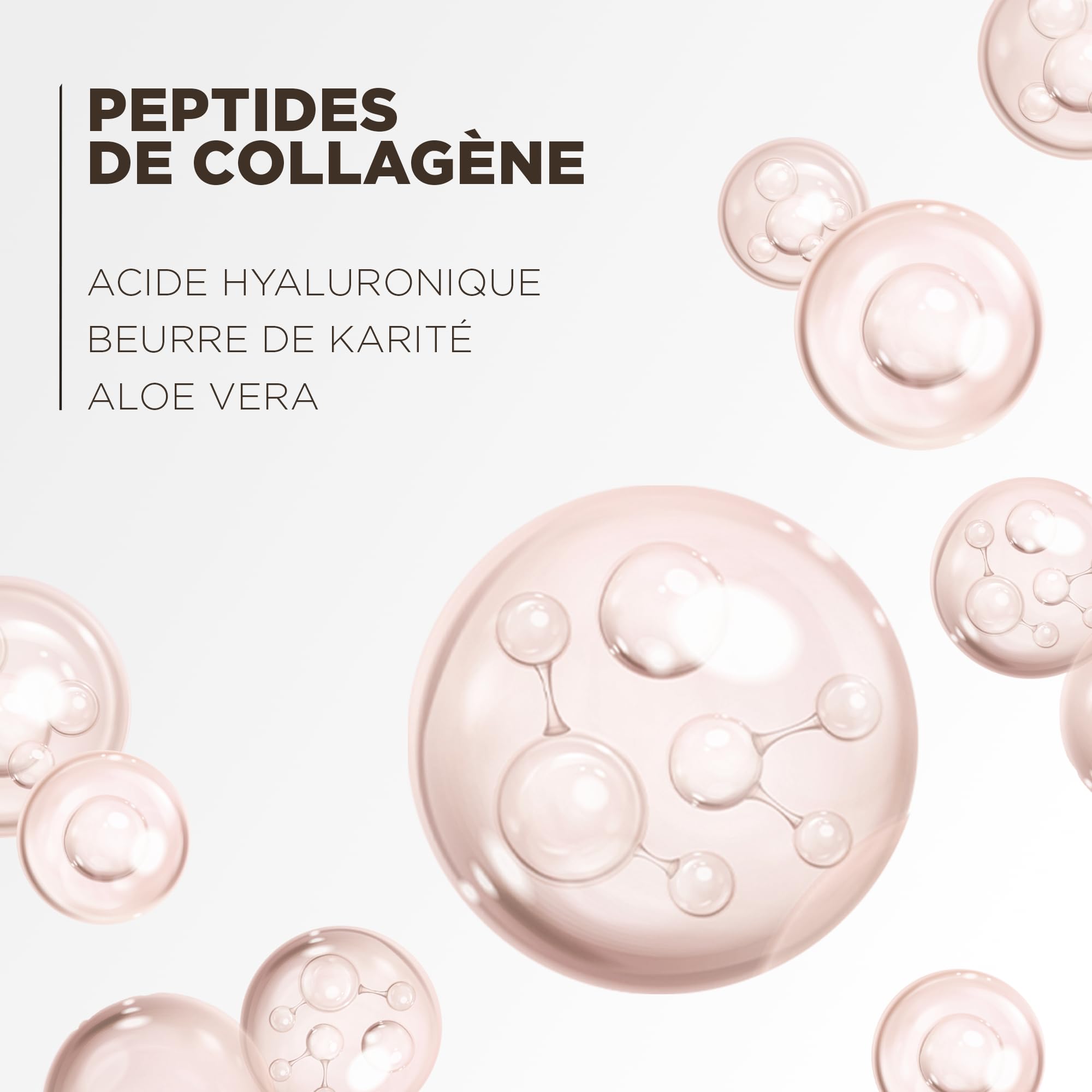 Huygens - Crème Collagène Lifting et Raffermissante Visage et Cou à l’Acide Hyaluronique et à l’Aloe Vera – Soin Hydratant Anti-Rides – 99% Naturelle – Vegan – Fabriquée en France, 50 mL