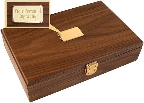 Miniatura 10 de Alex Cramer Company Club 52 - Juego de dominó de lujo con funda de nogal negro juego de dominó de torneo profesional 28 dominó dobles