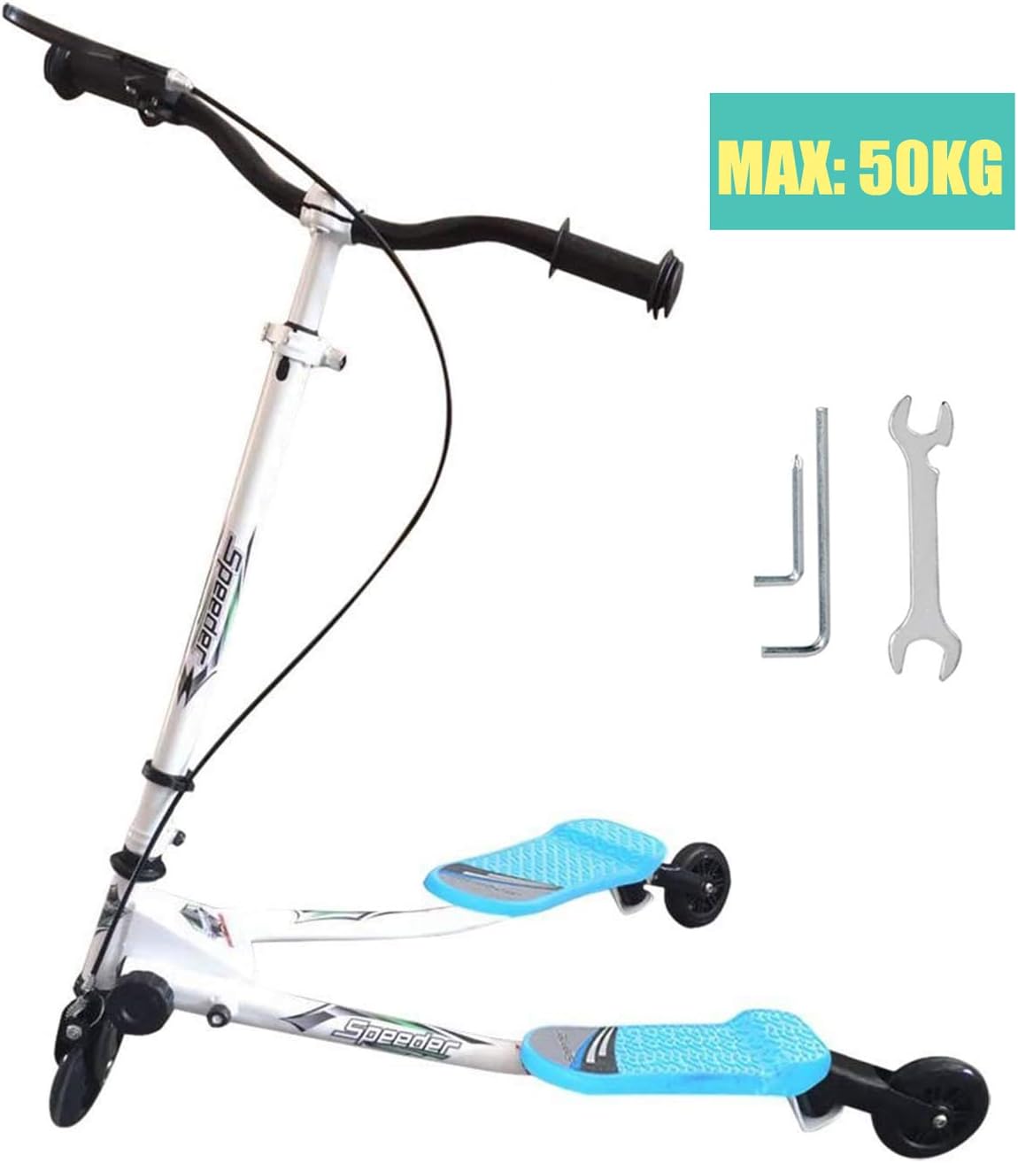 scooter pieghevole per le età