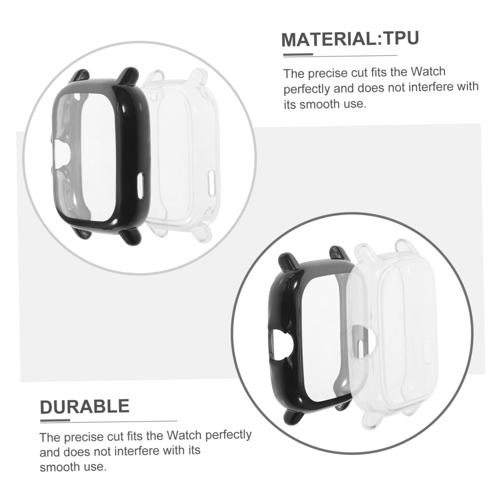 DOITOOL 20pezzi Custodia Protettiva Per Smartwatch Cover Tpu e Resistente Urti e Facile Installare e Rimuovere Compatibile e Riutilizzabile