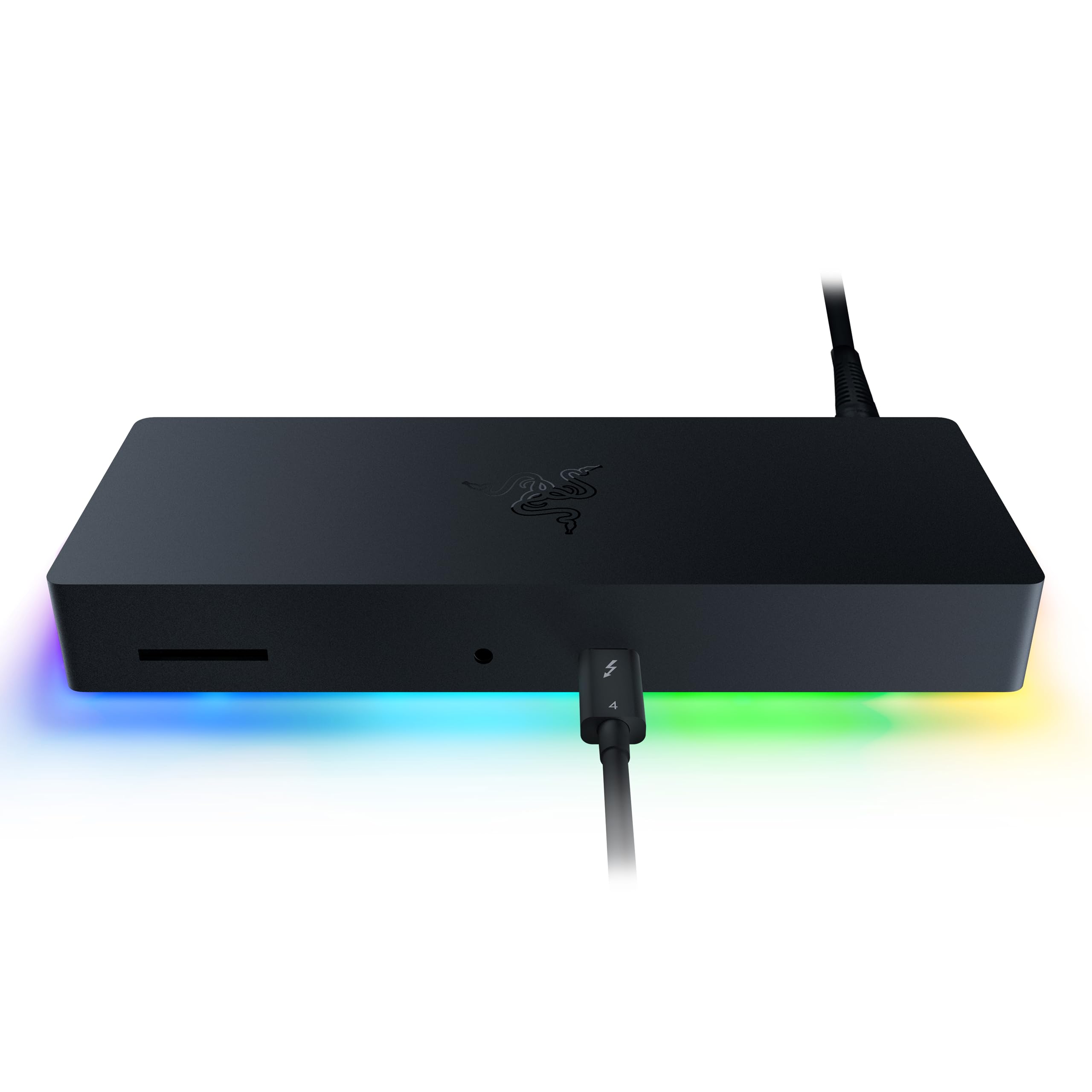 Thunderbolt 4 Dock Chroma - Compact Thunderbolt 4 Hub - Chroma RGB (10-port hub, Dual 4K or single 8K display output, Future-proof + backward-compatible, Pass-through charging) 2 Pin EU Plug