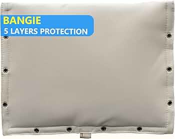 Backflow Preventer Insulation Cover | 5 Layers of Protection Preventer Cover Insulated Pouch | Double Wall Cotton Winter Water Well Pump Covers Sprinkler Valve Cover Insulated (21"W x 16"H)