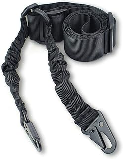 Tactical Rifle Sling 2 Point Gun Shoulder Strap Adjustable Two Points Sling with Metal Hooks Quick & Easy Detach (Black) (Tactical) - KT Deals
