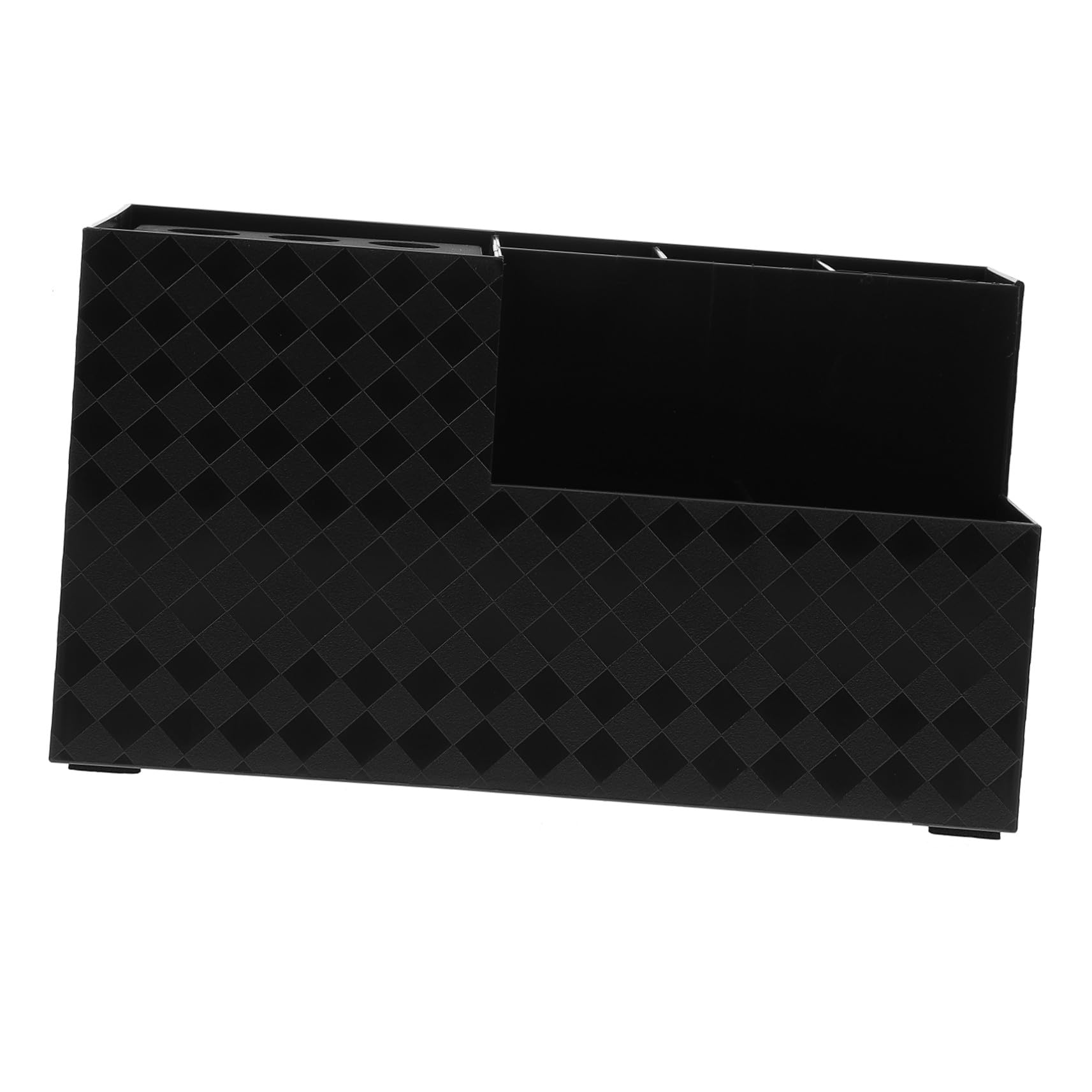 Caja de Almacenamiento para Peluquería Negra Portátil ABS para Peines
