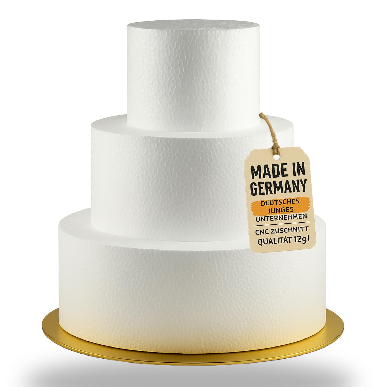 Disque En Polystyrène Expansé - Présentoir à Gâteau - 20 X Ht 4 Cm