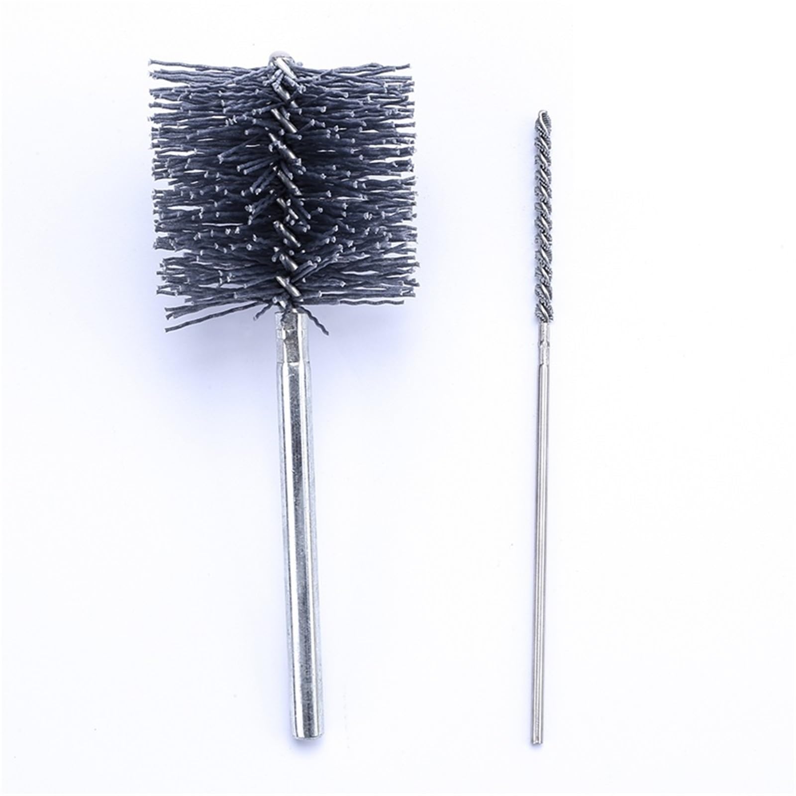 Cepillos abrasivos de alambre de nailon, carburo de silicio, diámetro de 1,5-60mm, 800 granos, herramienta eléctrica for taladro, limpieza de tuberías, cepillo desbarbado manual(Grit240 Dia40mm)
