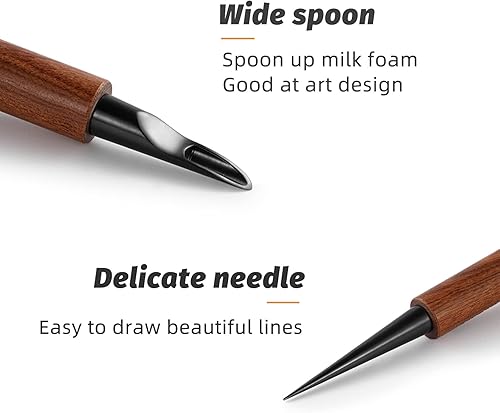 Miniatura 7 de Jarra de espuma de leche de 20 oz Latte Art Pen Latte Art Tools