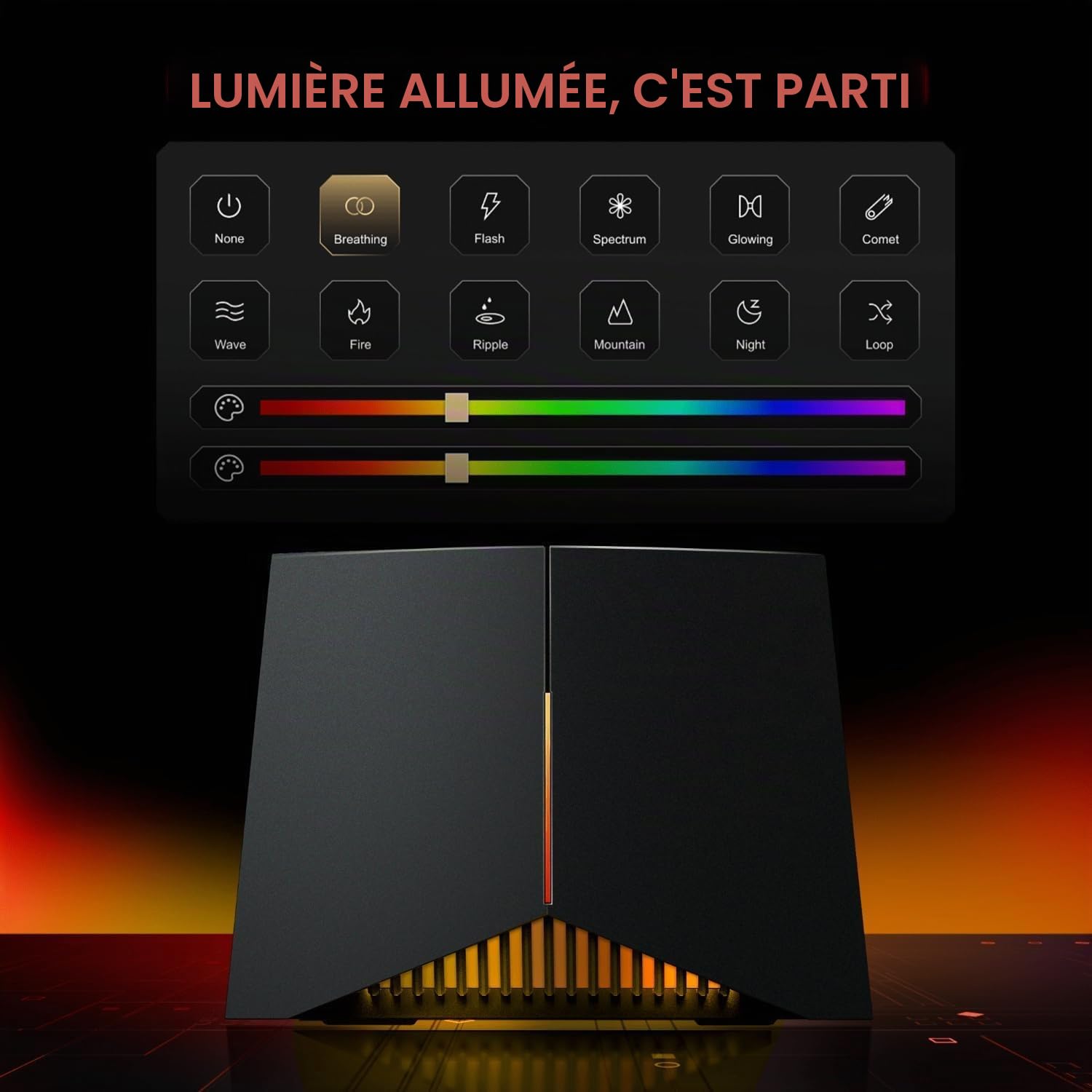 TP-Link Tri-Band BE19000 Wi-FI 7 Gaming Router Archer GE800 | 12-Stream | 2×10G + 4×2.5G Ports, USB 3.0 | Turbo Acceleration, Dedicated Gaming Port & Panel, RGB Lighting, HomeShield, Free Expert Help