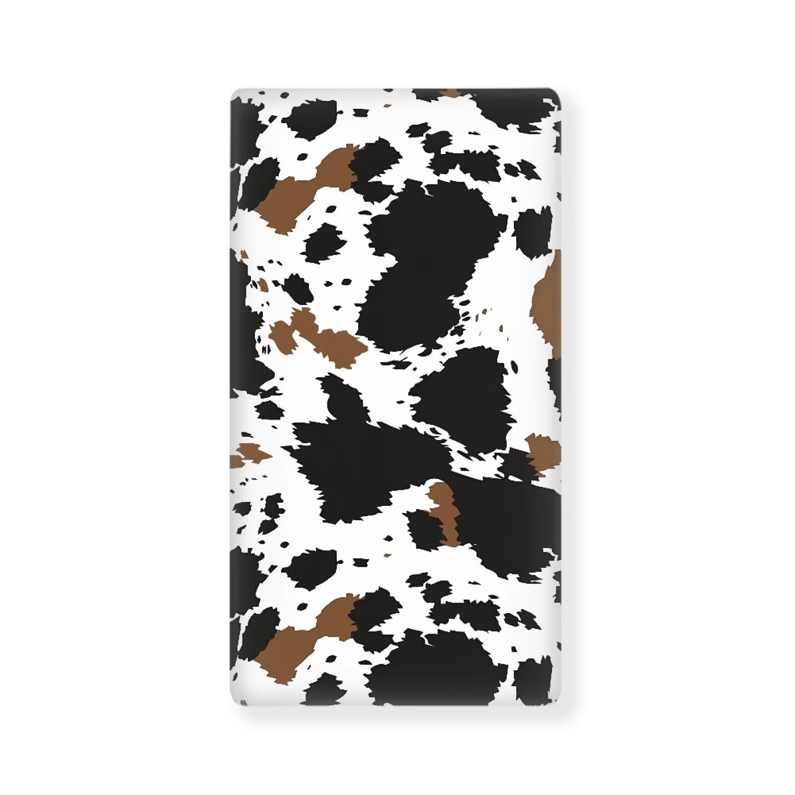 Cow Print Crib Sheets for Baby Boys Girls Horse Crib Sheet for Standard Crib Mattress 28" x 52" Fitted and Soft Breathable Crib Mattress Sheet