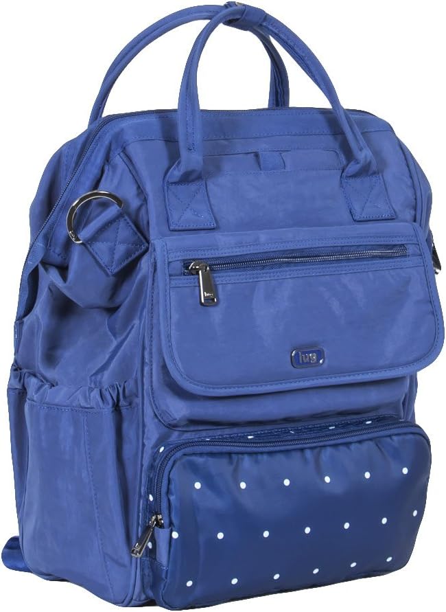 Lug Women's Via Tote Backpack, Dot Cobalt One Size