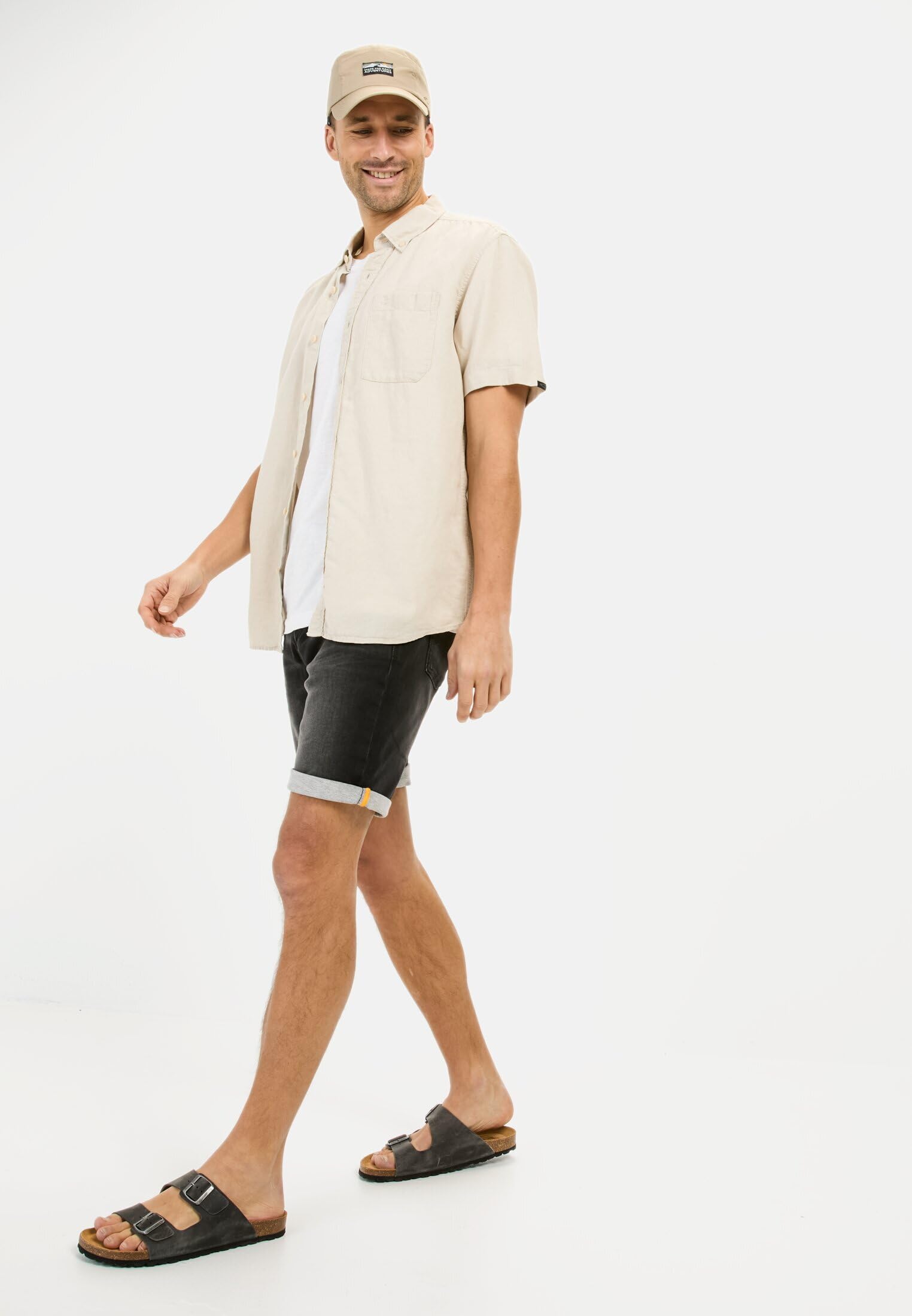 camel active Herren fleXXXactive® Bermuda Shorts mit Umschlagsaum