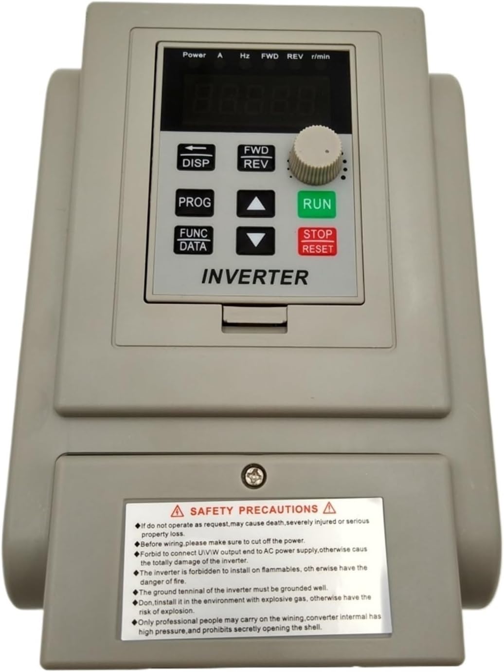 VFD Converter VFD 1.5KW/2.2KW/4KW CoolClassic Frequency Converter ZW-AT1 3P 220V Output XSY-AT1 wyt6(2.2KW 220V(Black))