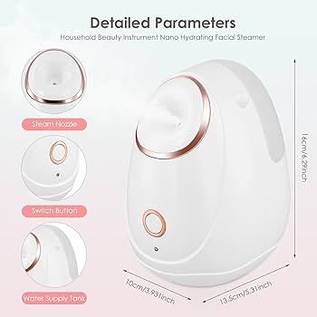 Facial Steamer, Professional Nano Ionic Face Steamer for Deep Cleaning and Skin Care, Face Spa Moisturzing, Unclogs Pores for Home SPA Cleansing Pores, Home Facial Sauna Spa : Amazon.co.uk: Beauty