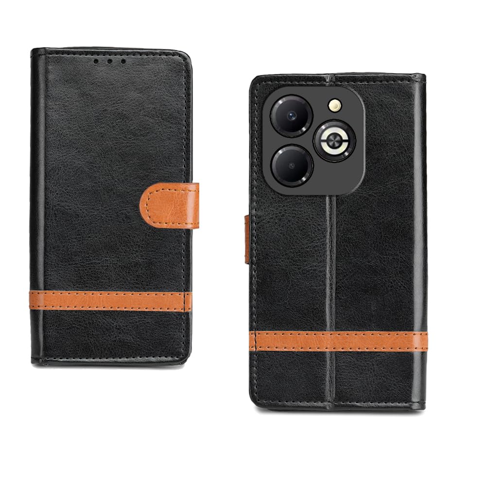 Inktree Infinix Smart 8 Plus 5G Flip Cover | Premium Leather Finish Flip Cover |Complete Protection Flip Cover for Infinix Smart 8 Plus 5G - Black Stripe (B0CXYLPQ9C) Amazon Price History, Amazon Price Tracker