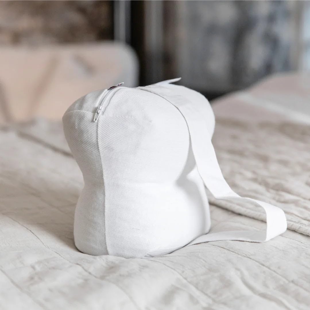 Putnams White British Wool Knee Pillow - Natural