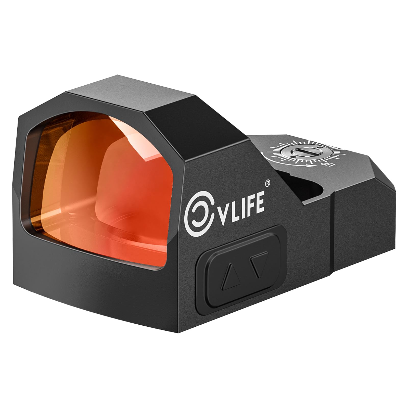 CVLIFE WolfCovert Multiple Reticle Red Dot Sight,Compatible with RMR, Motion Awake 2 MOA Dot 32 MOA Circle Optic, Full-Sized Handgun Scope with Adapter Plate for MOS & 21mm Picatinny Mount