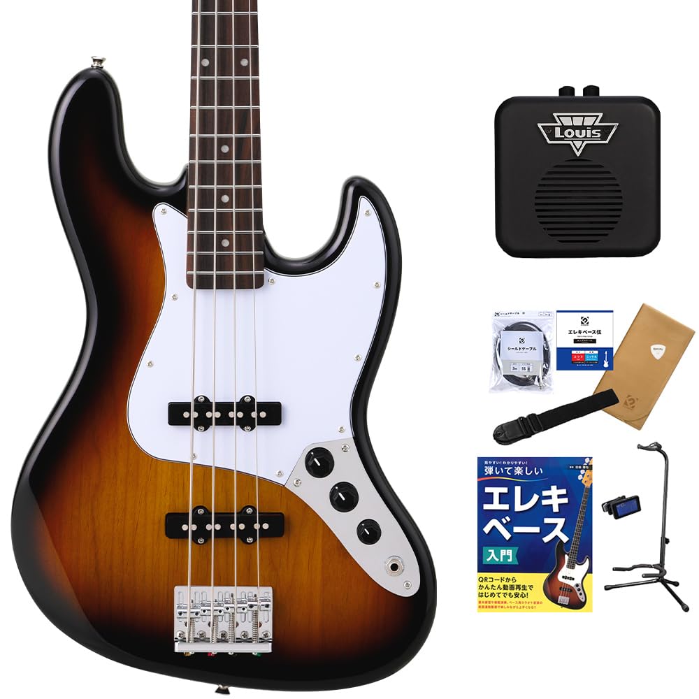 Amazon | LaidBack LJB-5-R-JJ 3TS ベース初心者11点セット