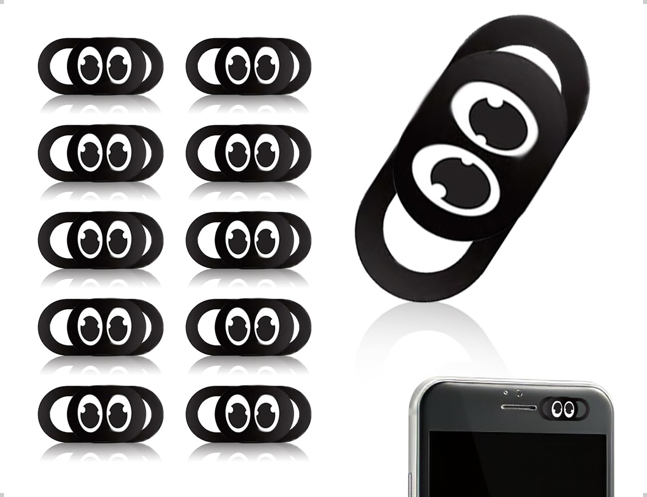 10 sztuk osłonek na kamerę internetową, cienki pokrowiec na aparat, akcesoria do kamery internetowej, ochrona prywatności online, do komputera, smartfona, tabletu, komputera, akcesoriów do