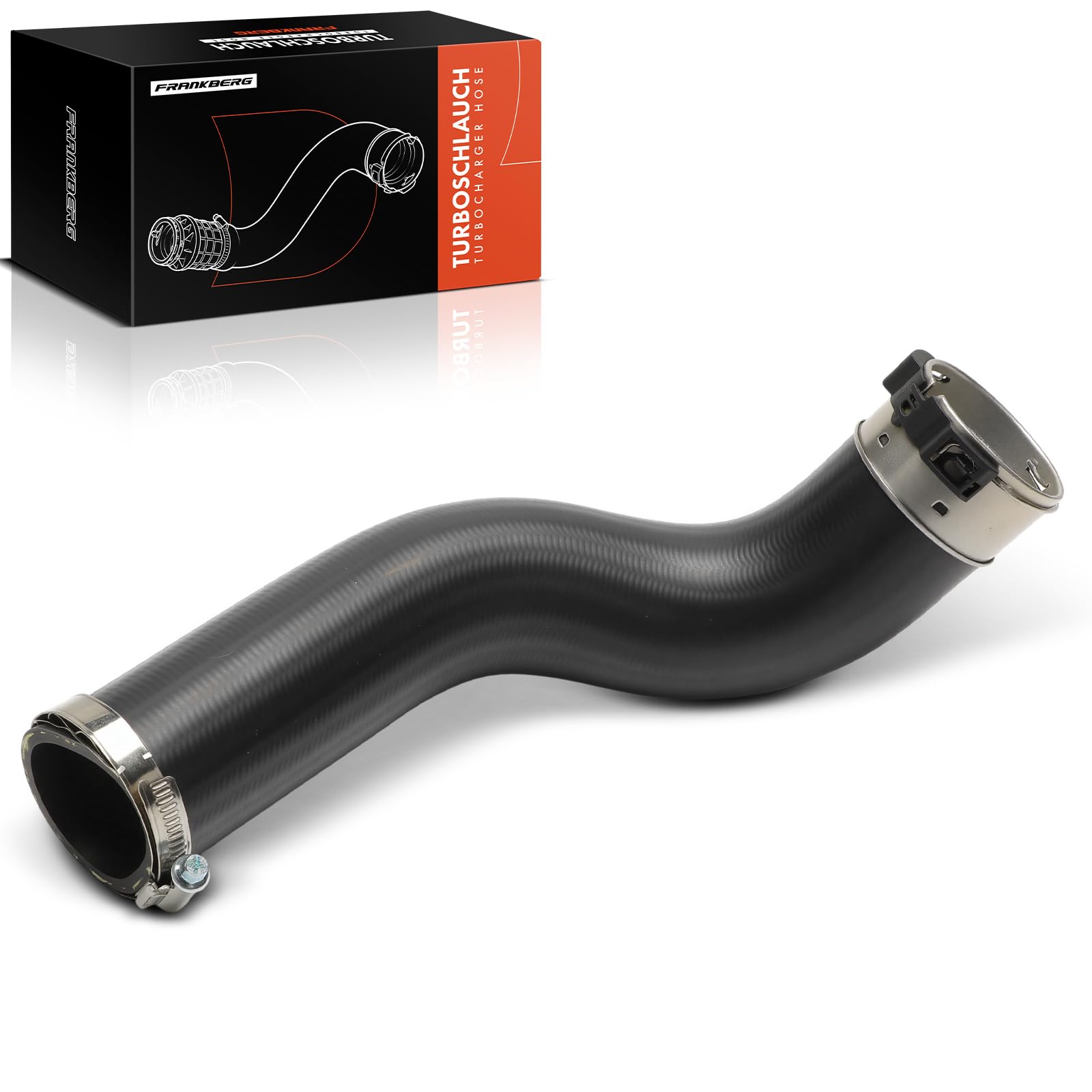 Frankberg Tuyau d'admission d'air Turbo avec collier de serrage Compatible avec Movano B Bus X62 Movano B Camionnette X62 Remorque X62 Remplacer# 95529993