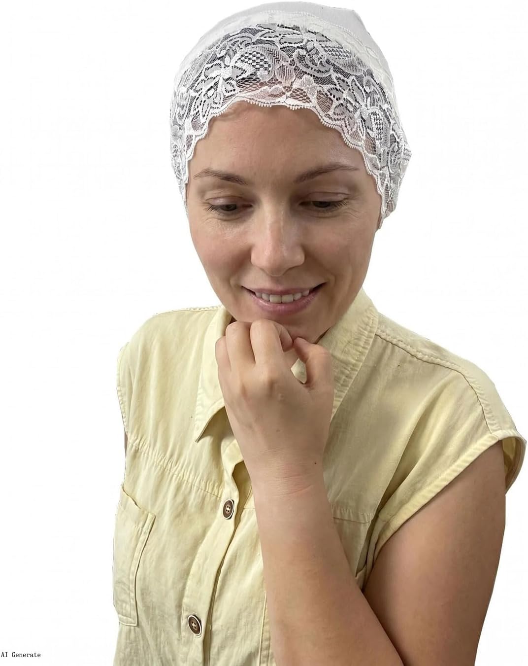 Lace Hijab Undercaps for Women No Slip Islamic Muslim Hijab Cap for Turban Front&Back Tube Bonnet