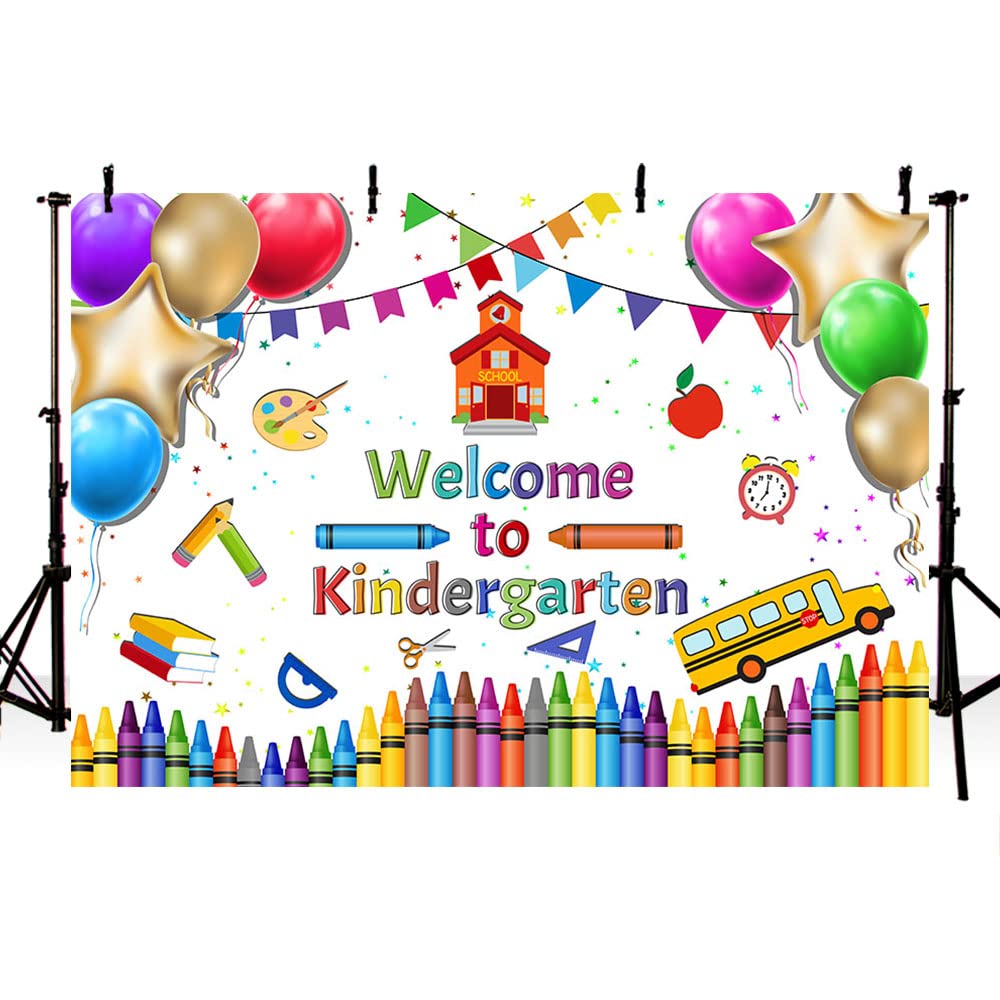 Hintergrund „Welcome Back To School“ – Motivierender Fotohintergrund Für Lehrer & Schüler, 2,1x1,5 M