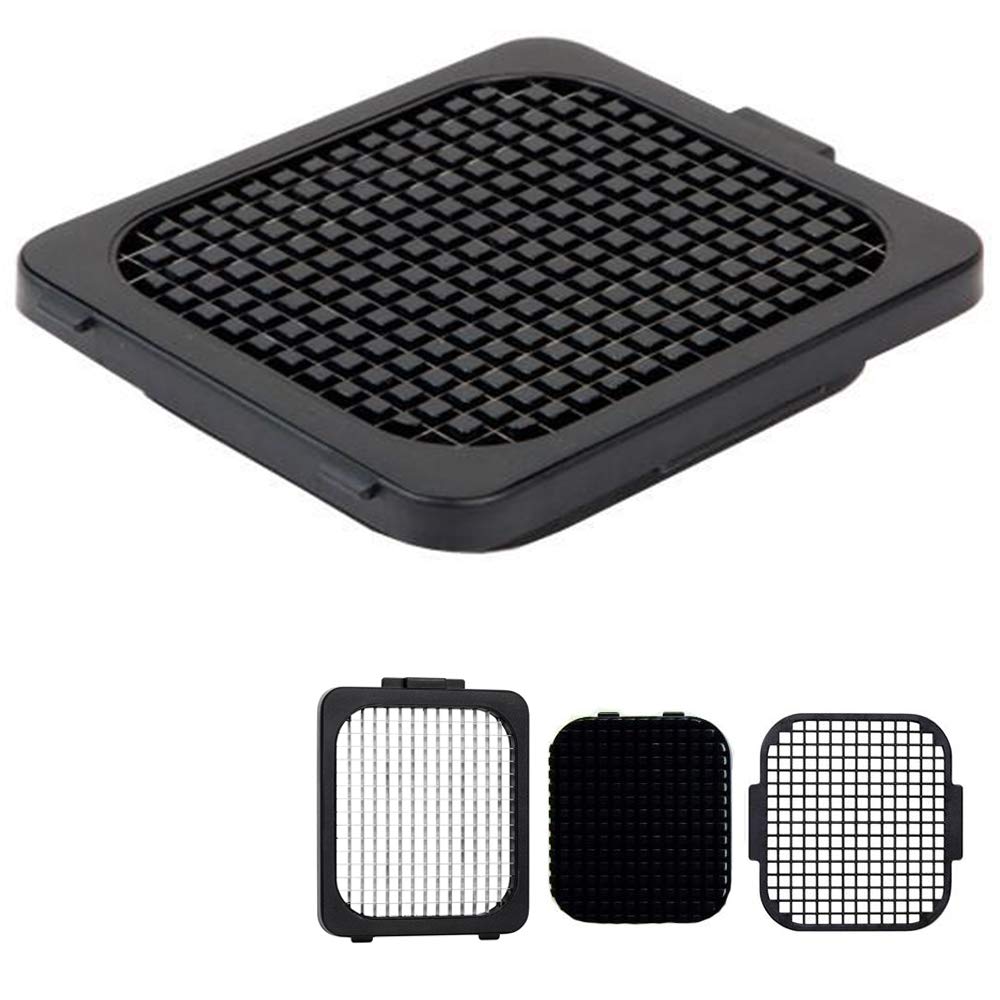Alligator Set de lames de rechange de 6 x 6 mm en acier inoxydable pour hachoir à légumes et à fruits
