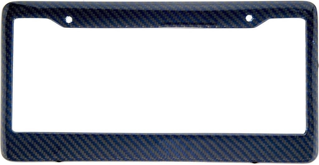 BLVD-LPF OBEY YOUR LUXURY Real 100% Red Carbon Fiber License Plate Frame Tag Cover FF - C with Matching Screw Caps - 1 Frame