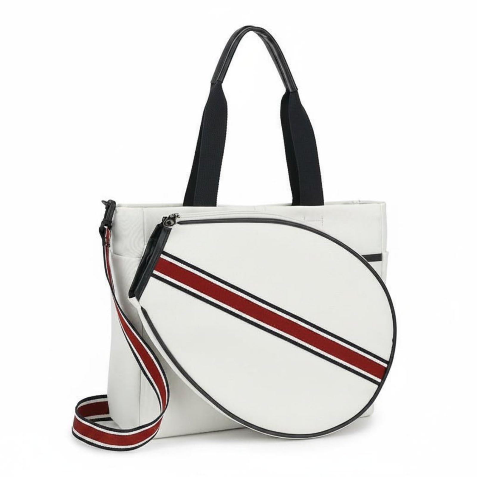 Borsa a Tracolla Sportiva Borsa Borsa Racchette Badminton Zaino Monospalla Compartimento Ampio in Tela Portaracchetta Confortevole