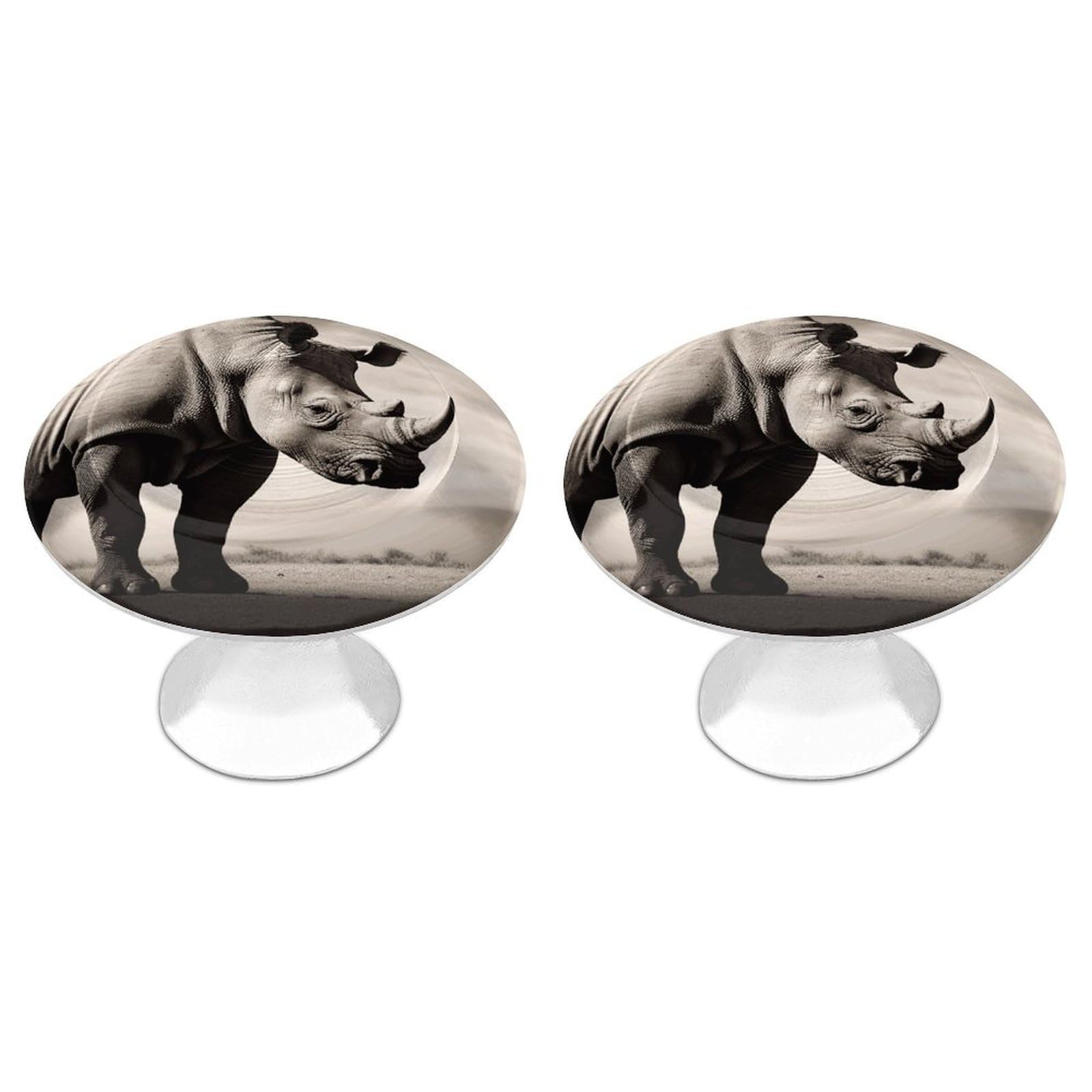 FekiLoot South Africa Animal Cabinet Knob 2 Pack Mini Round Drawer Pulls Stainless Steel Dresser Drawer Knobs Kitchen Drawer Hardware for Bathroom Dresser Closet Door Knobs