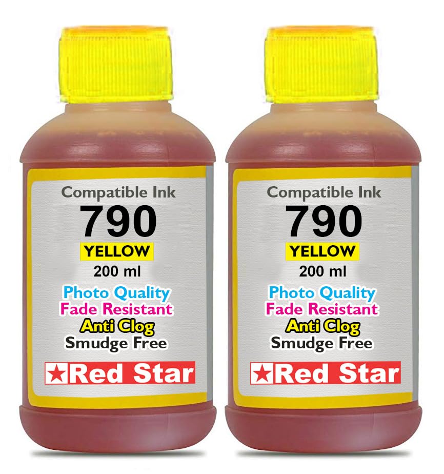 Redstar Ink Refill kit for 790 Compatible Yellow Color Ink for Canon pixma G2010, G2000, G1010, G3010, G3000, G4010, G4000 Ink 400 ml (2 x 200ml Bottles) Code for Inktank Printer 501797 (B0CTWWYQX7) Amazon Price History, Amazon Price Tracker