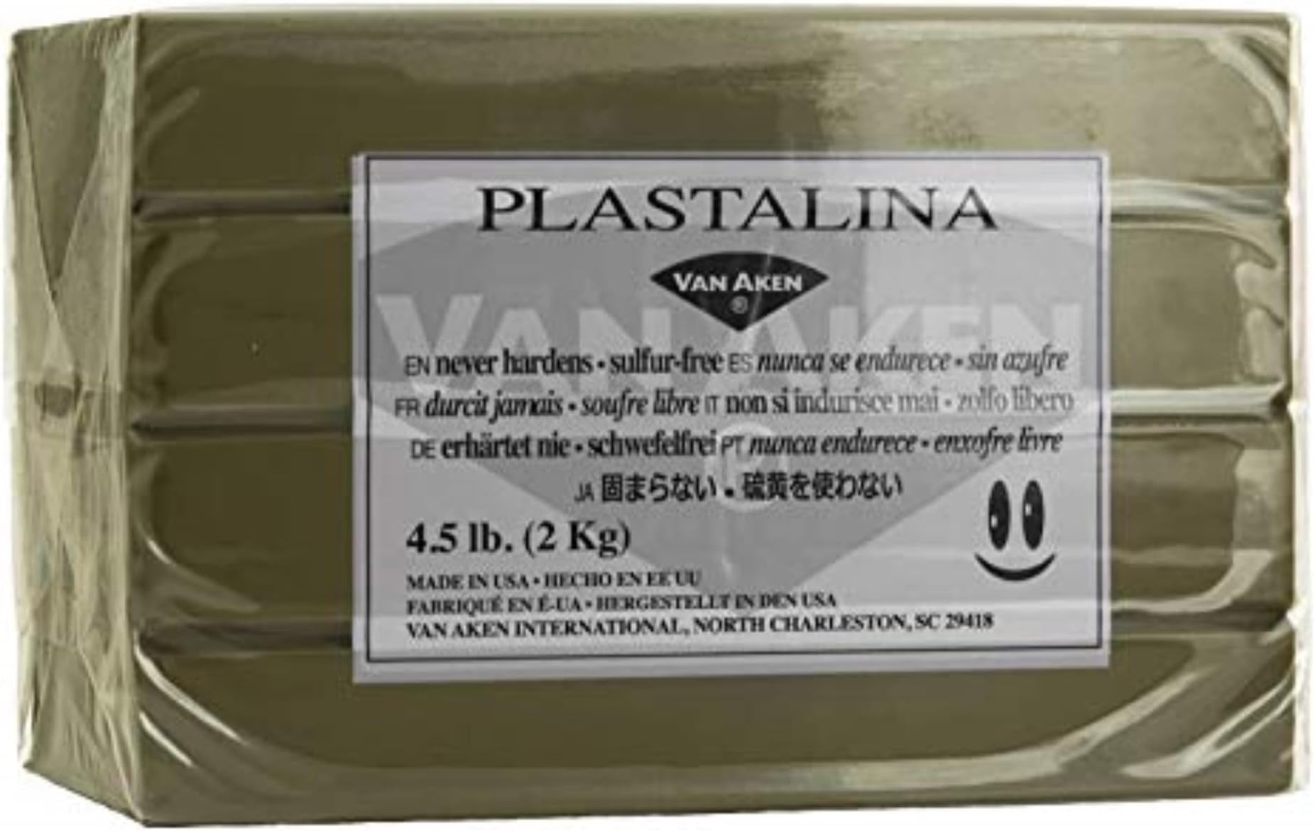 Van Aaken Modeling Clay 4.5Lb Sculpture Gray
