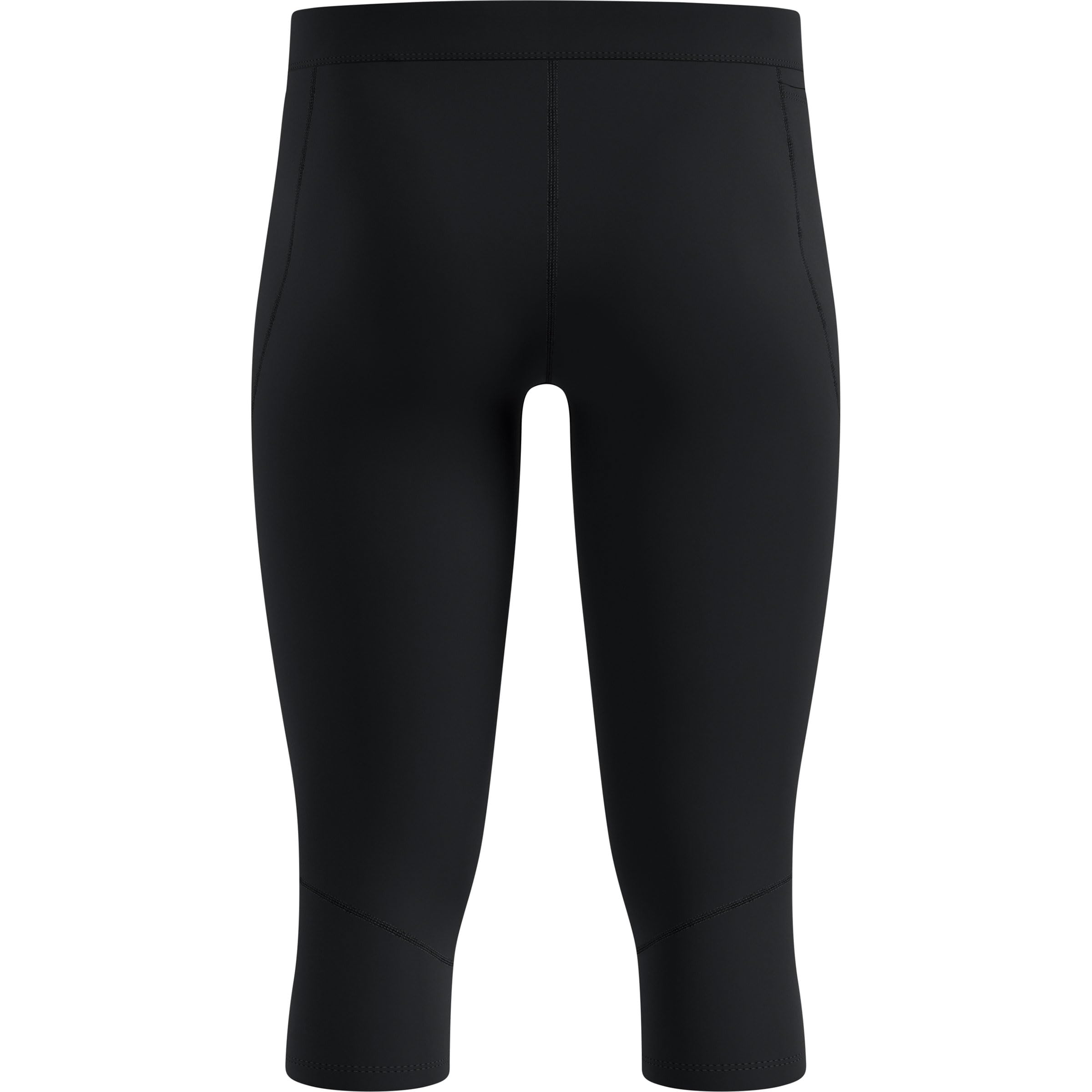 Odlo Essential Tights 3/4 Herren Laufhose | Fitnessshort |Stützende Tights | Verbesserter Passform | Hoher Komfort | Herren