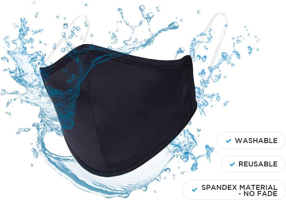 Onе-Dау Sаlе: Uр tо 60% оƒƒ Guria Fashion Protective Cloth Face Mask, Washable Reusable Spandex Fabric - Unisex, 20+ Colors Available