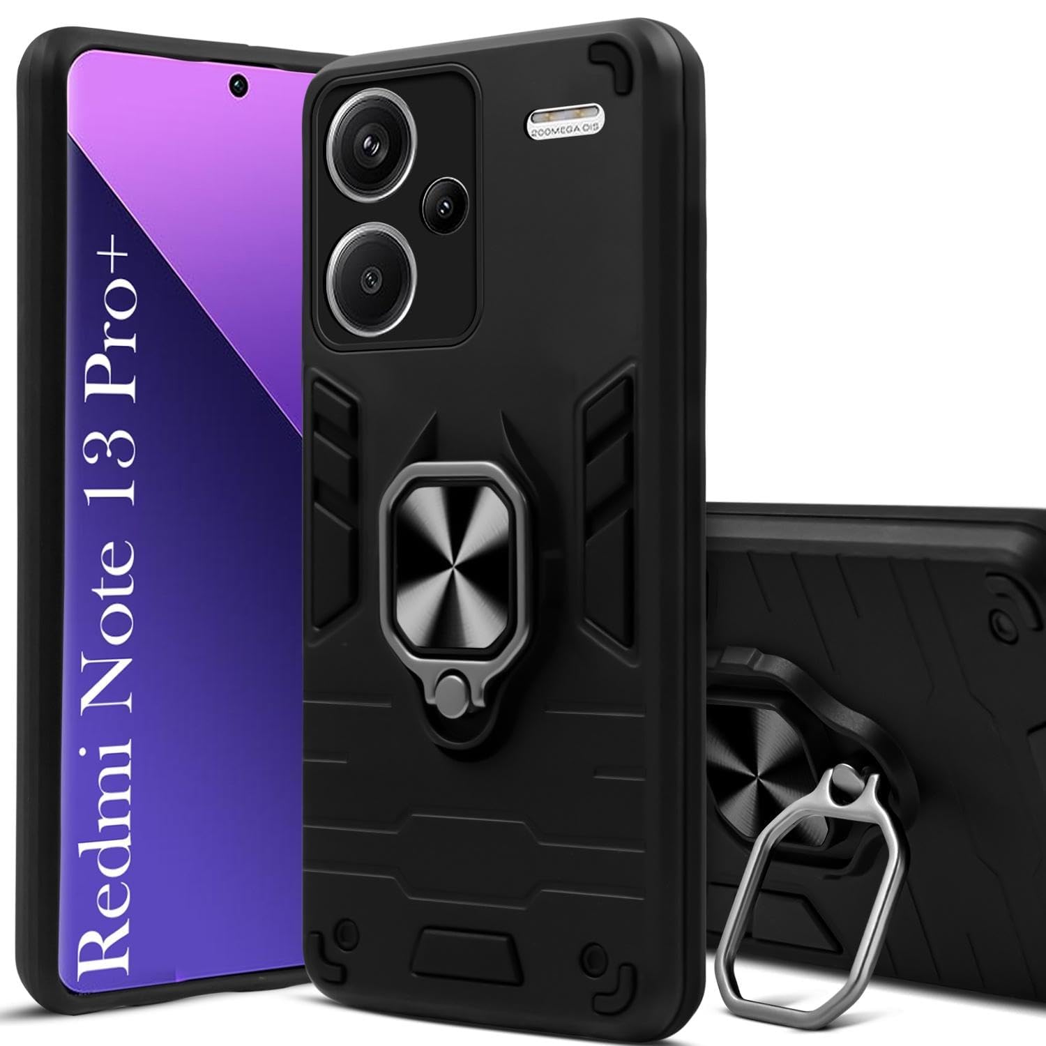 Jkobi Back Case Cover for Redmi Note 13 Pro Plus (Shockproof Polycarbonate Dual Layer Hybrid Armor) Jkobi Back Case Cover for Redmi Note 13 Pro Plus (Shockproof Polycarbonate Dual Layer Hybrid Armor)