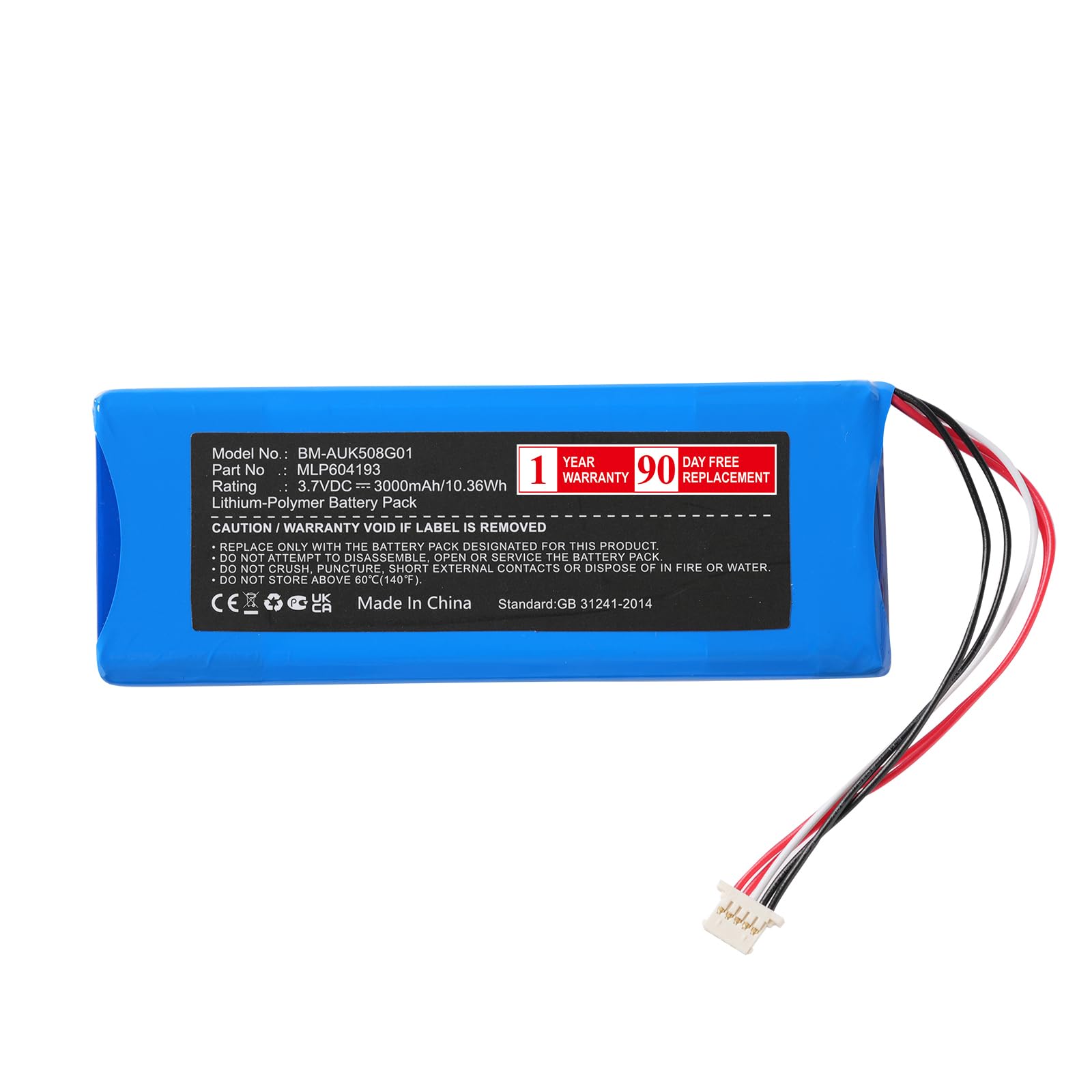 Zenander 3.7V MLP604193 Battery Replacement for Autel MaxiTPMS TS508K xiTPMS TS408 MaxiTPMS TS508 TS408 TS508 TS508K