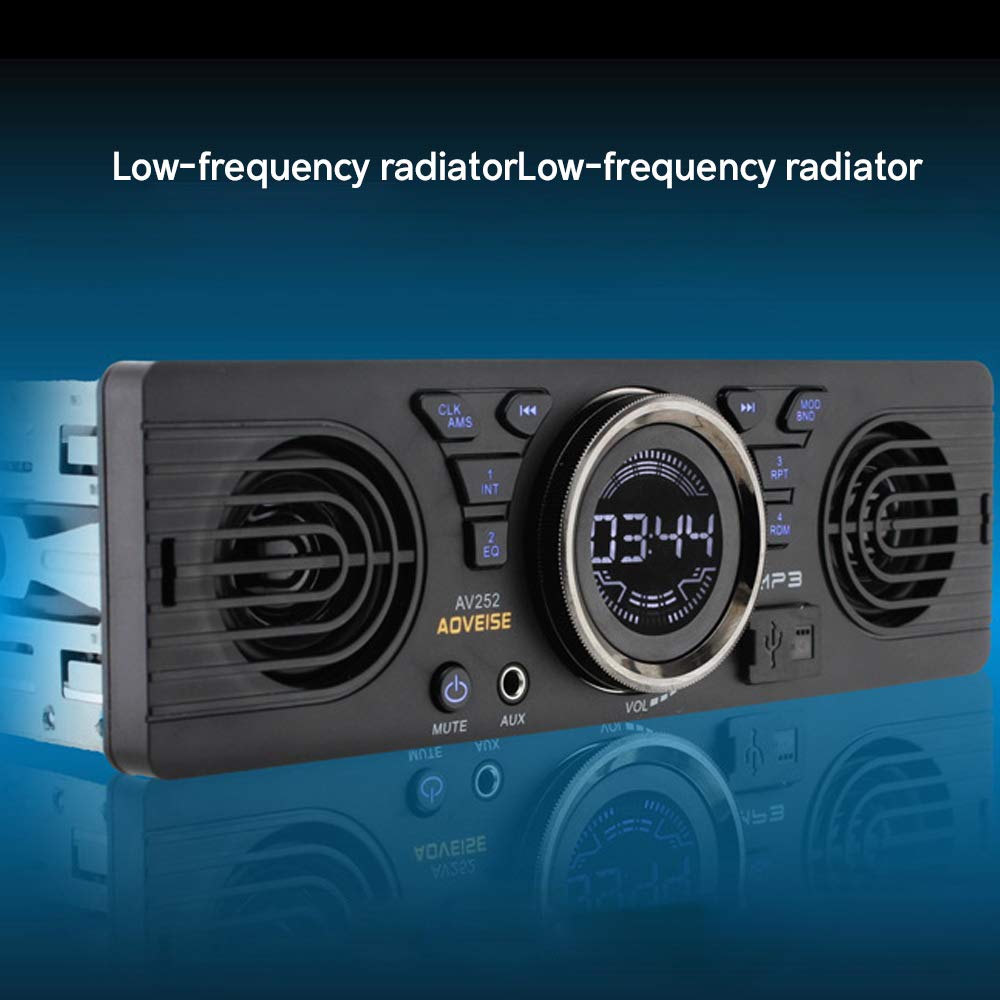 Goolsky 12,0 V Auto Sichere Digitale Speicherkarte MP3 Audio Elektro-Autoradio Mit Lautsprecher BT Host-Lautsprecher