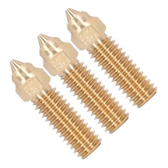 Generic High Temperature Resistant 3D Printer Brass Nozzle Kit for Sovol Sv06 Plus Smooth Extrusion 1.75/0.6mm