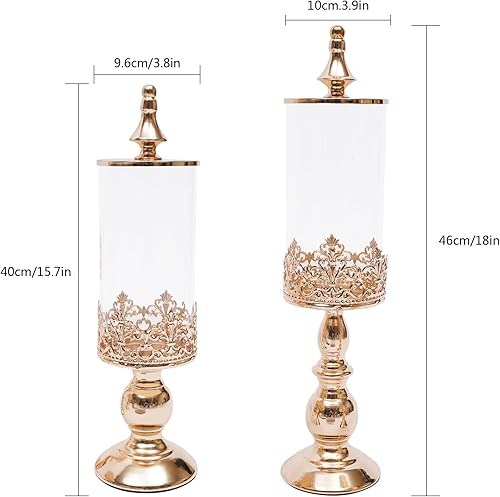 Miniatura 9 de 10 soportes dorados para tartas para mesa de postres, juego de soporte de metal de cristal para tartas, soporte para cupcakes, postres, pastelería,