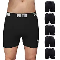 Kit 5 Cuecas Boxer Puma Sem Costura Microfibra Performance Elástico 40MM Masculino Adulto