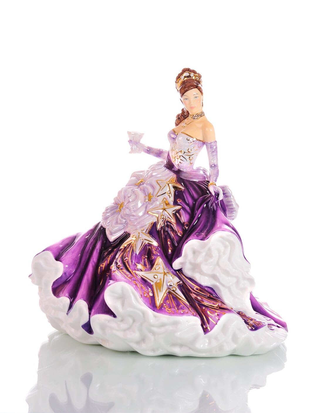The English Ladies Co. FIGURINE CONGRATULATIONS - AMETHYST
