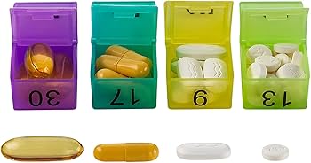 Amazon.co.jp: ピルケース 31日 1ヶ月 薬ケース 飲み忘れ防止 ピル