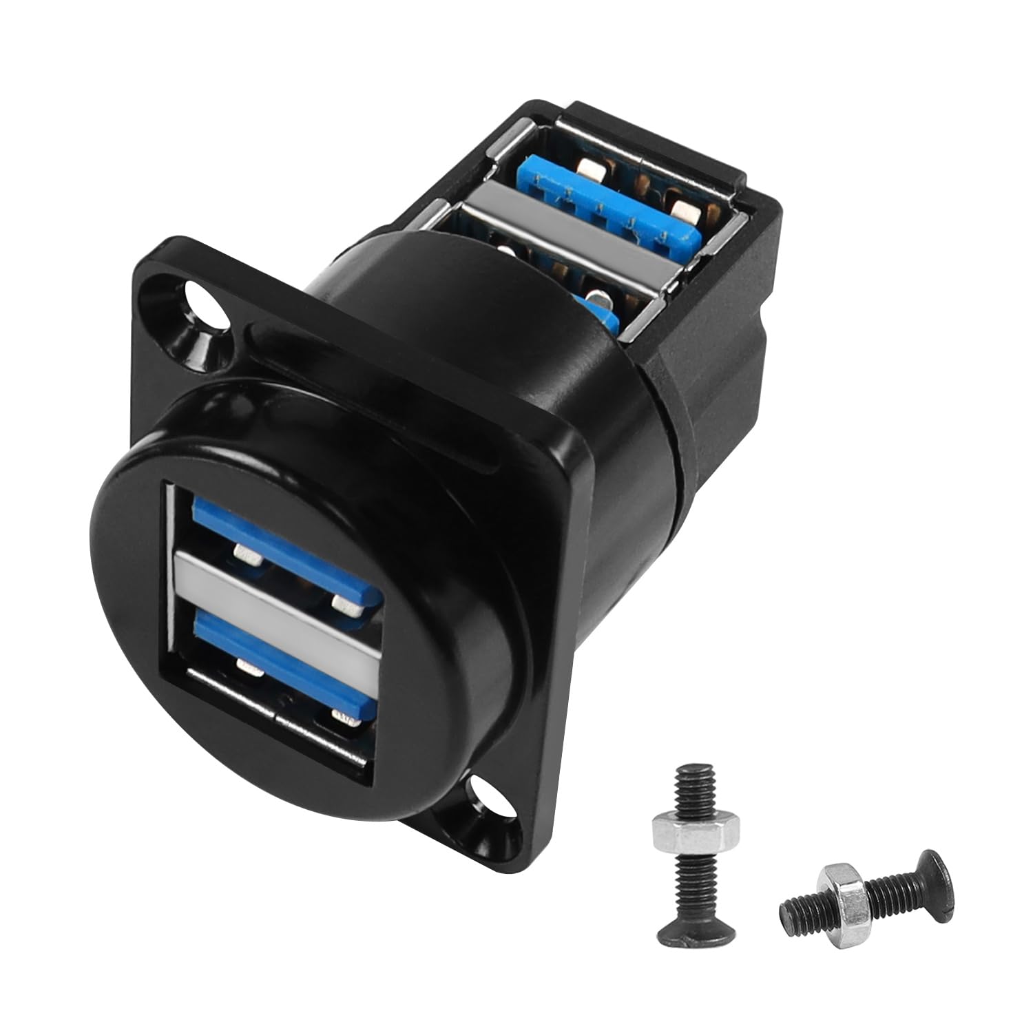 Amazon.co.jp: QIANRENON デュアルUSB 3.0パネルマウント 90