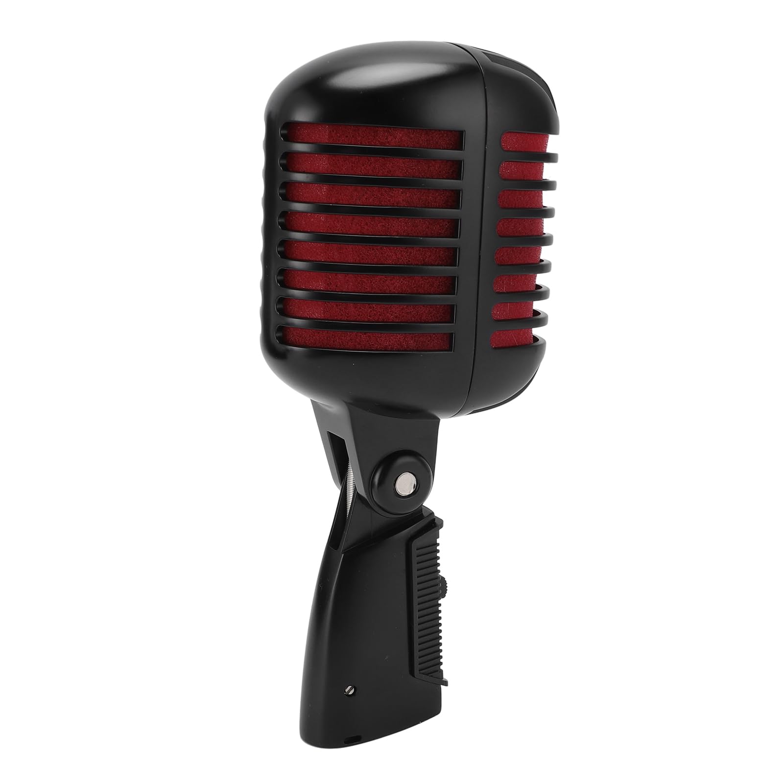 Jiawu Microfono Dinamico, Microfono Dinamico Cardioide, Shell Robusto, Montaggio Oscillante Regolabile, Uscita Audio Elevata, Adatto per le Prestazioni Teatrali, Nelle Registrazioni