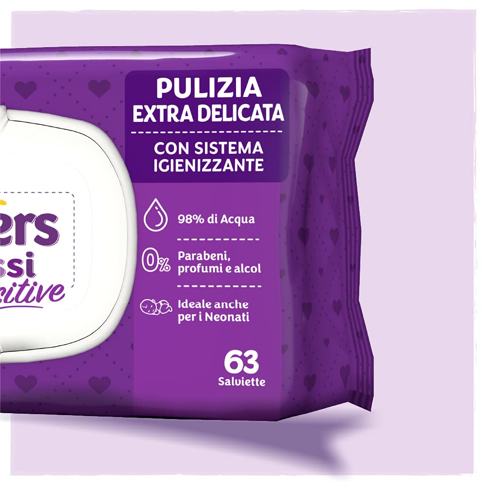 Pampers Progressi Toallitas Bebé, 756 Unidades (12 Paquetes) - Toallitas Ideal para Bebés Pieles Delicadas - Protege de irritaciones - Fórmula Hidratante Limpieza Profunda - Sin Perfumes Añadidos