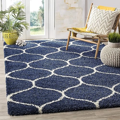Image of Carpet Mahal Presence Gorgeous Design of Super Soft Shaggy Carpet for Living Room, Bedroom, Hall and Anywhere in Home. [6x6 feet] Square.